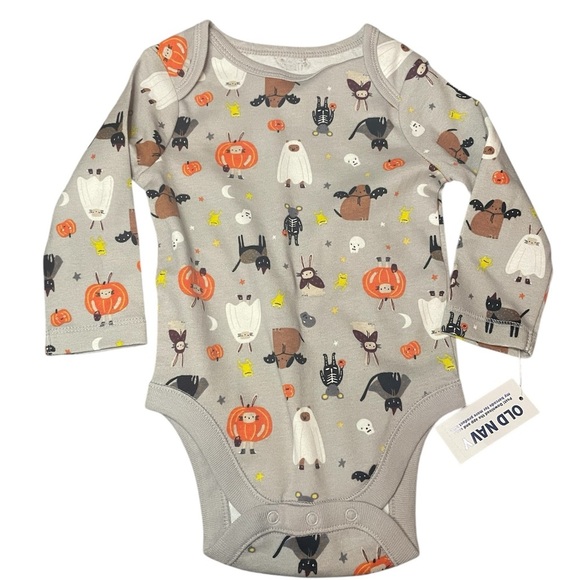NWT Old Navy Halloween bodysuit-3/6 months - Picture 1 of 4
